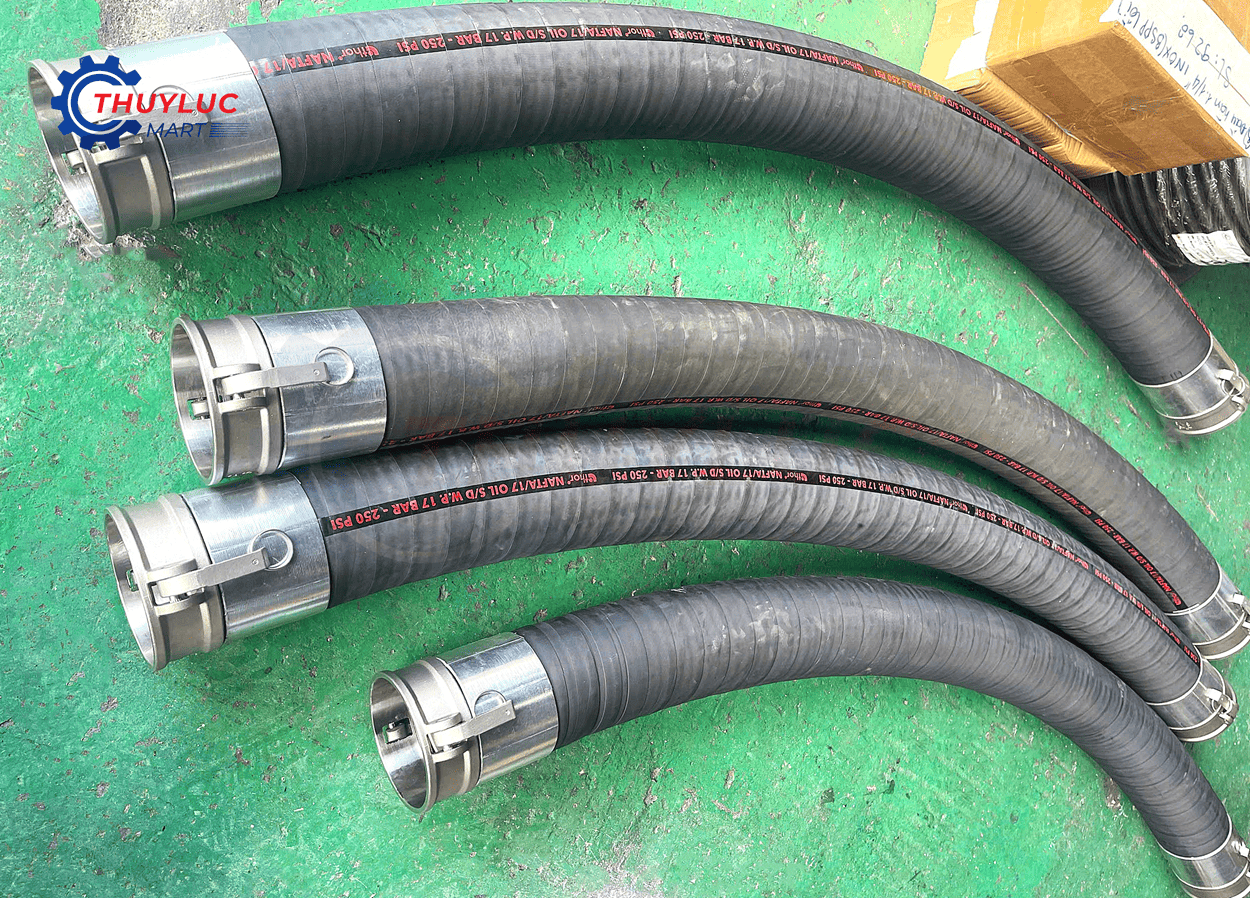 Ống Thor NAFTA/17 10N kích cỡ 4 inch rất phù hợp cho ứng dụng hút xả dầu trong công nghiệp