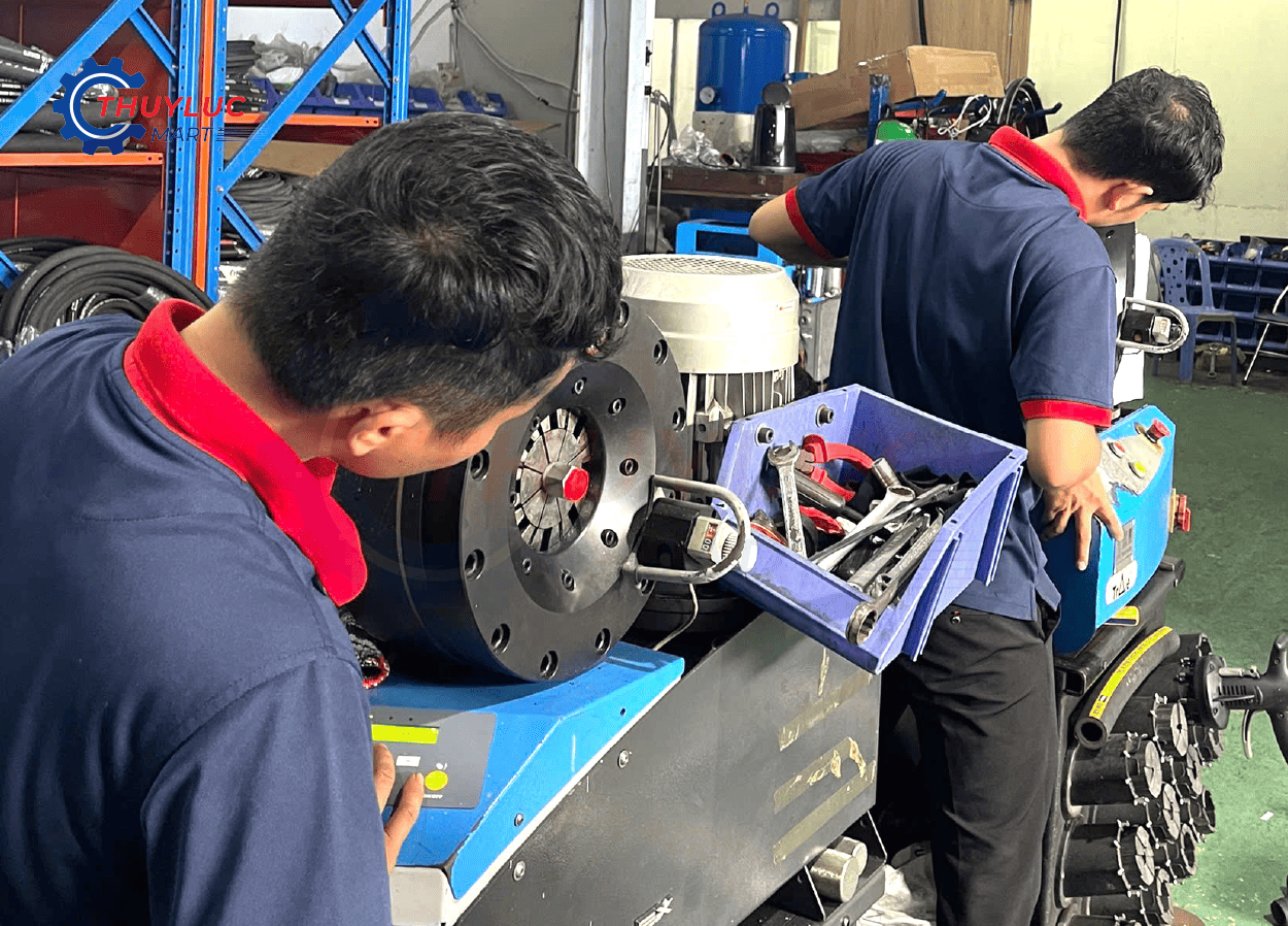 Địa điểm chuyên bấm ống mềm thủy lực gần đây tại TPHCM - Thủy Lực Mart