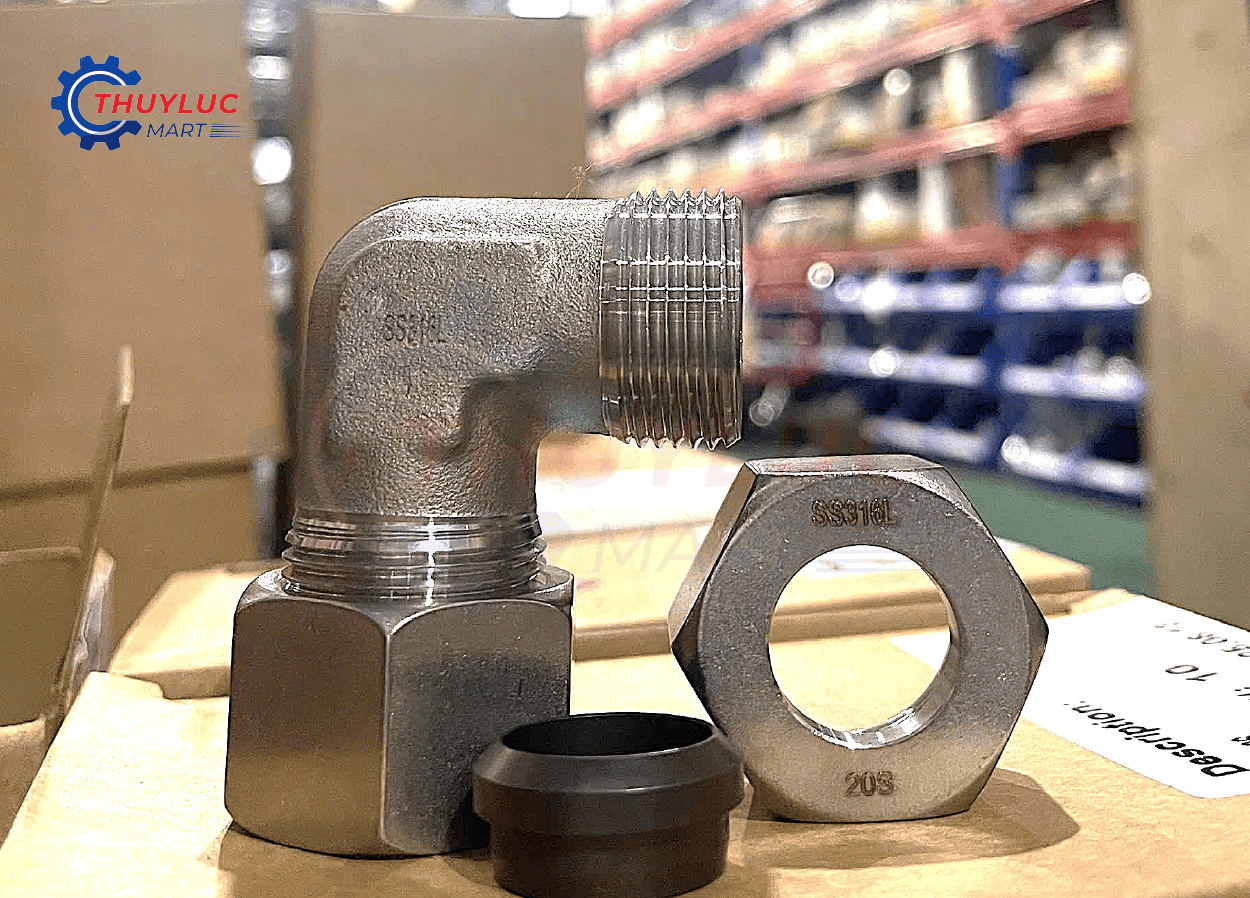 đầu nối thủy lực inox ss316 trung quốc