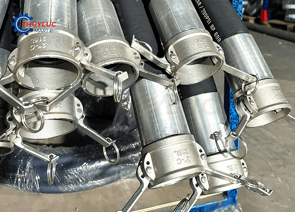 Camlock nhôm và inox 316