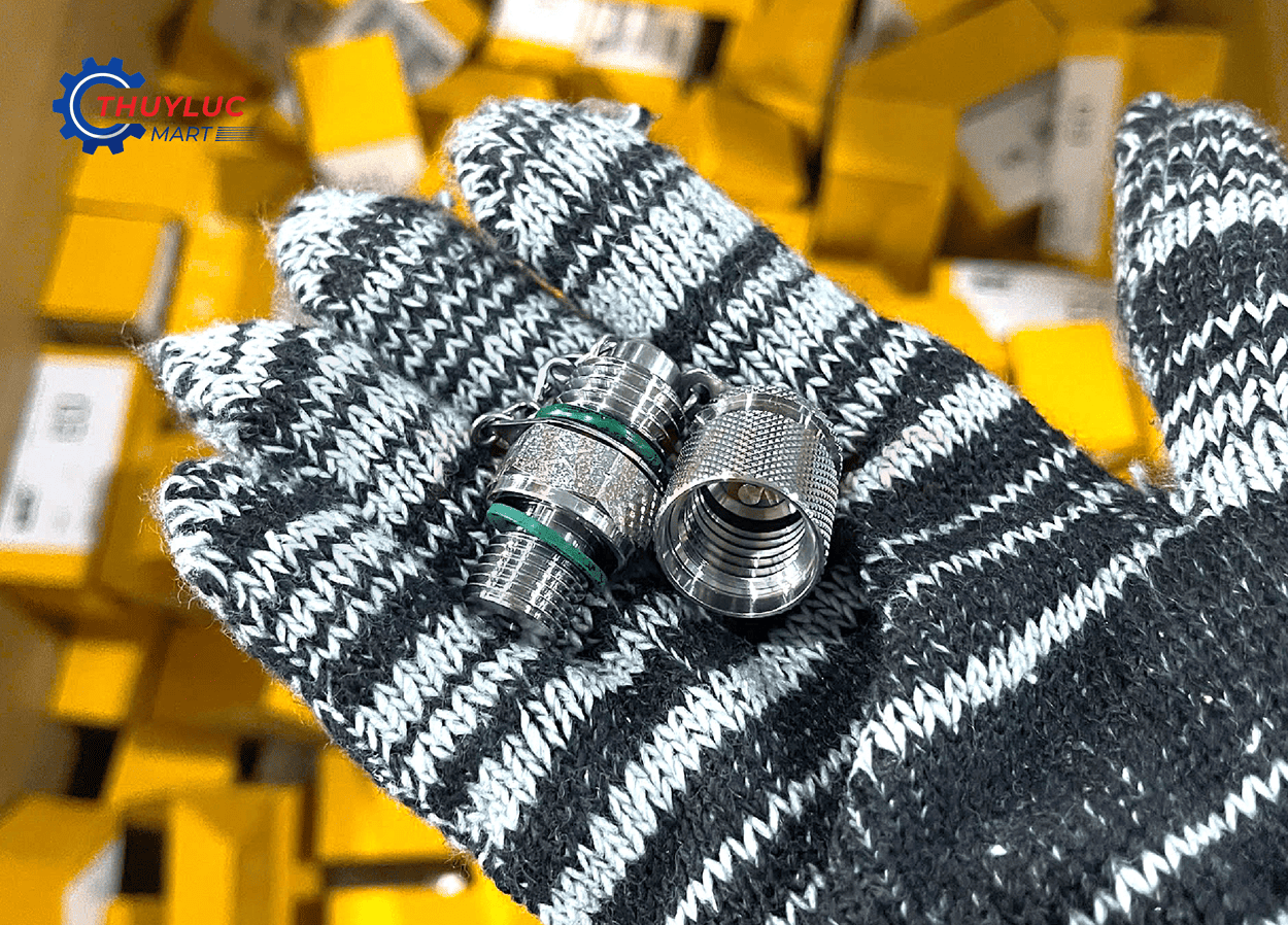 đầu nối kiểm tra áp lực inox Parker chính hãng