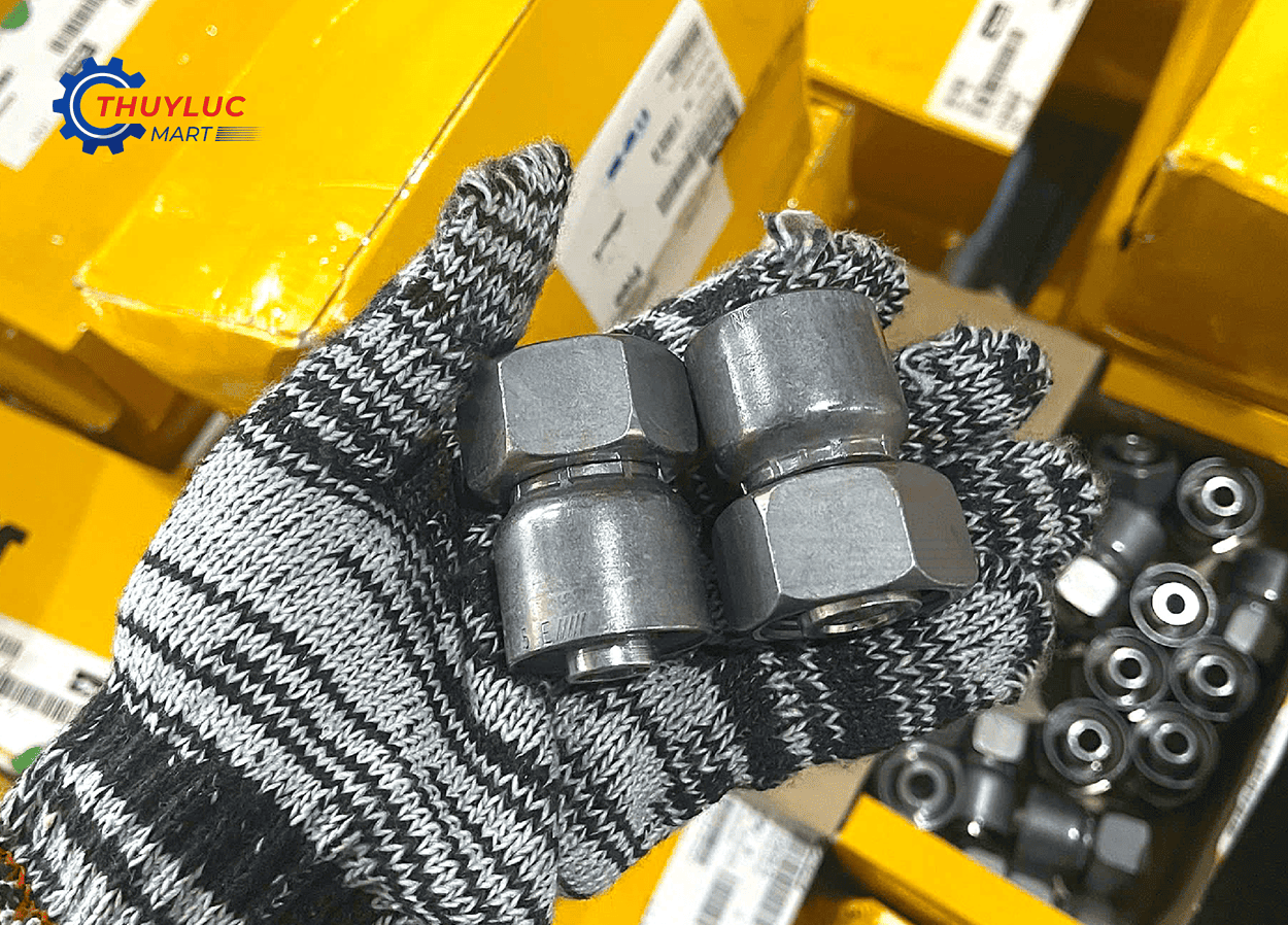 đầu bấm tuy ô inox SS316 Parker