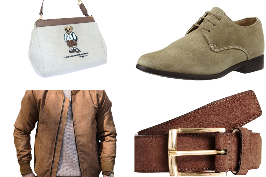 các sản phẩm từ da lộn