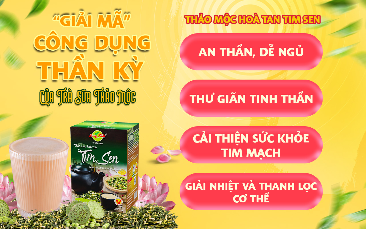 Giải Mã Công Dụng Thần Kỳ Và Hướng Dẫn Chi Tiết Cách Pha Trà Sữa Thảo Mộc Hùng Phát