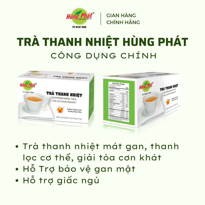 Trà Thanh Nhiệt Mát Gan Tiêu Độc – Giải Pháp Tự Nhiên Cho Sức Khỏe Gan