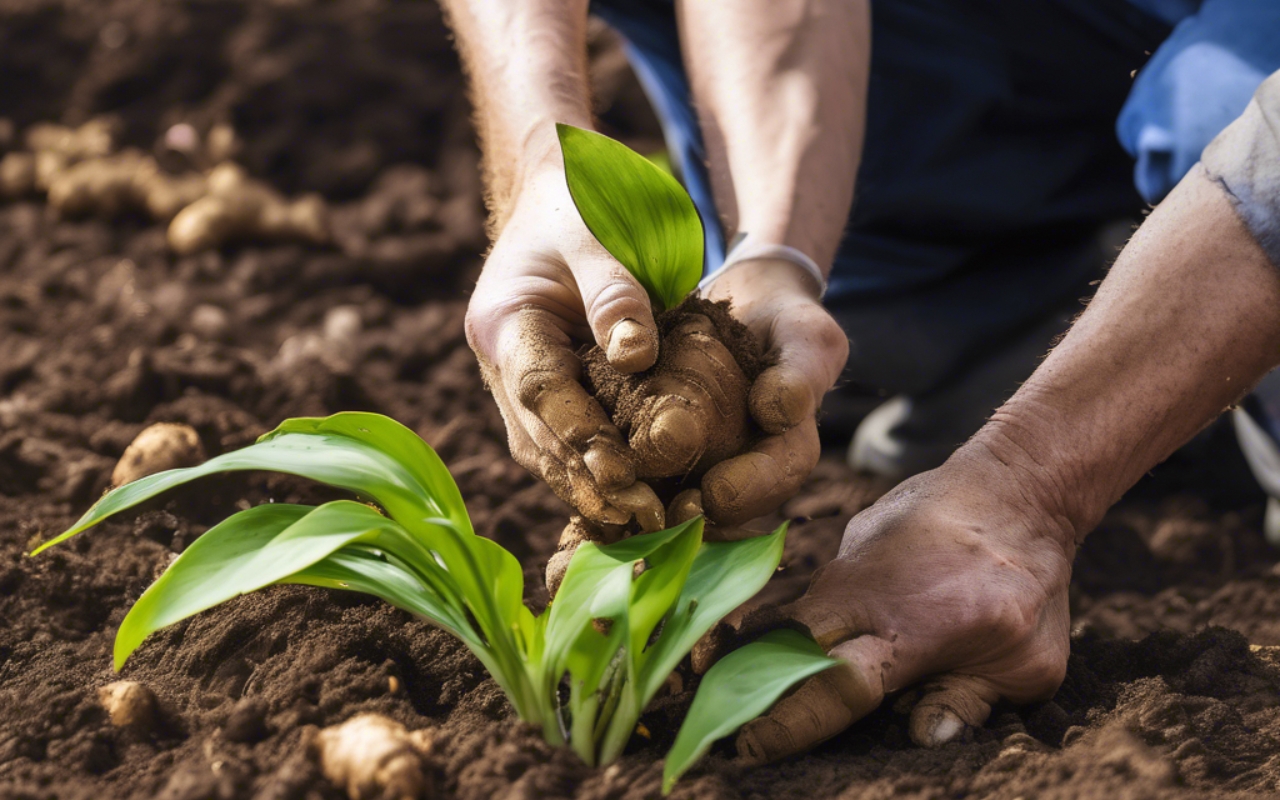 Cách Trồng Gừng Đen - Trồng Gừng Đen Dễ Dàng Tại Vườn