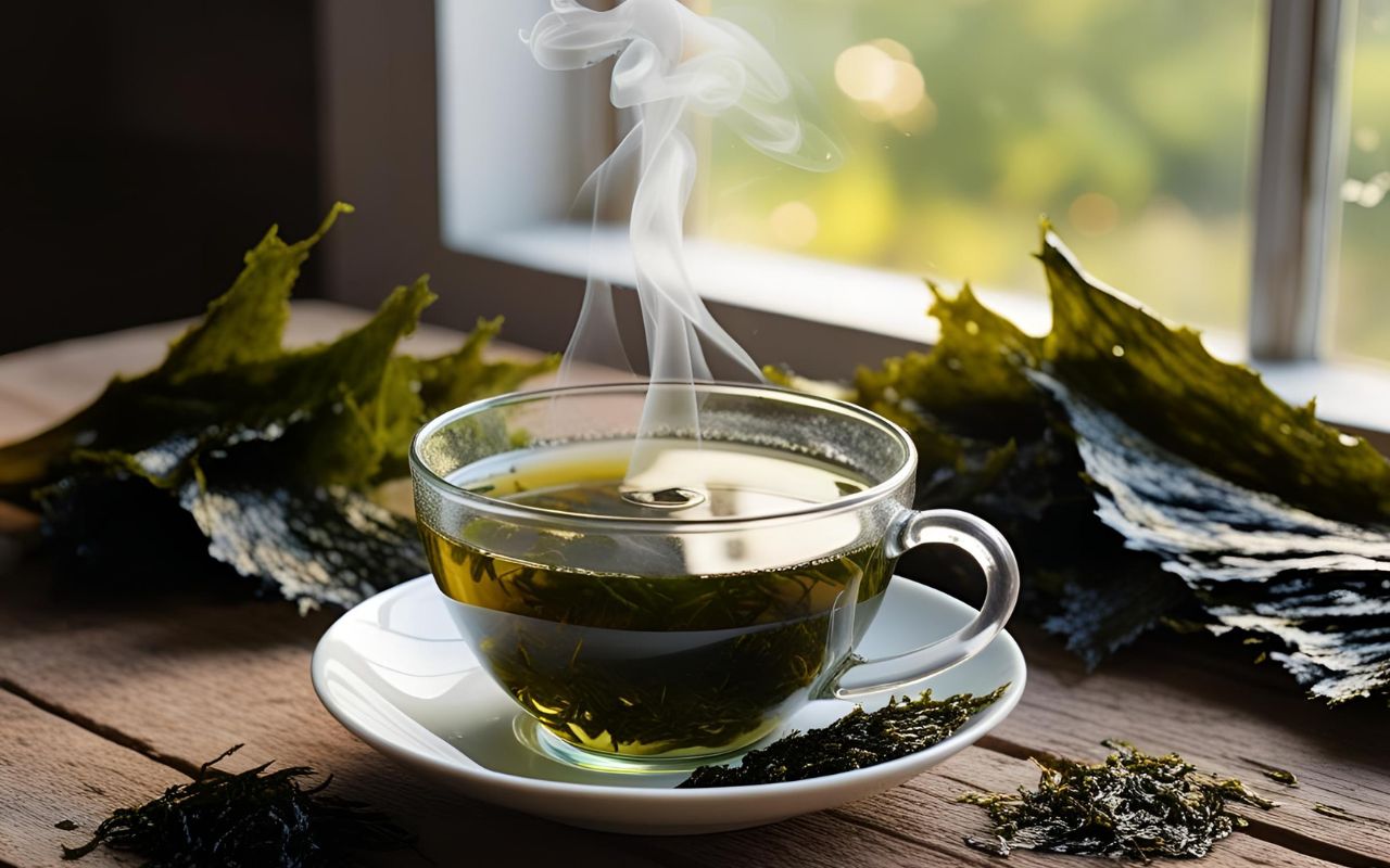 Trà rong biển giải độc cơ thể và thanh lọc gan