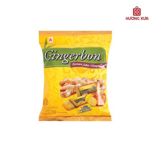 Kẹo Mềm Gingerbon Gừng Chanh Mật Ong 125g