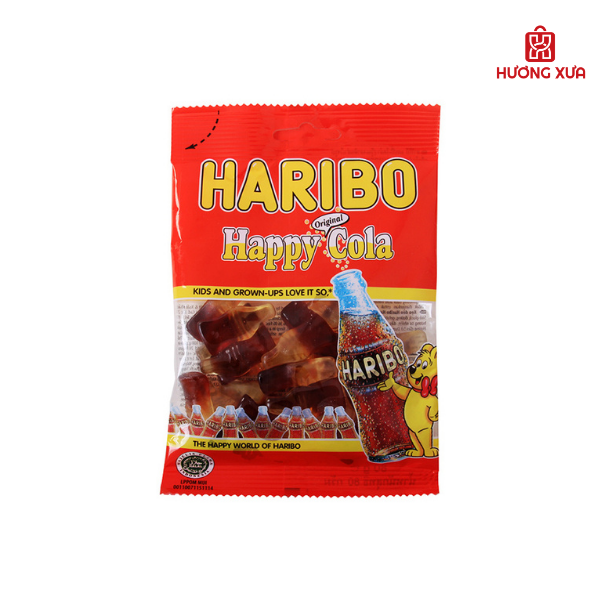 Kẹo dẻo Haribo Happy Cola 80g
