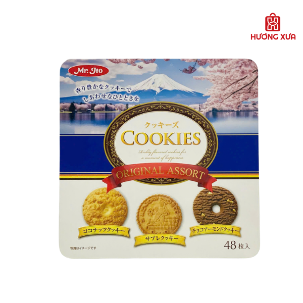 Bánh Ito Cookies Original Assort Hộp Sắt 453.9g