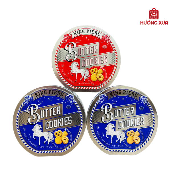 Bánh Quy Bơ King Piere (HT tròn vạt đáy) 90g