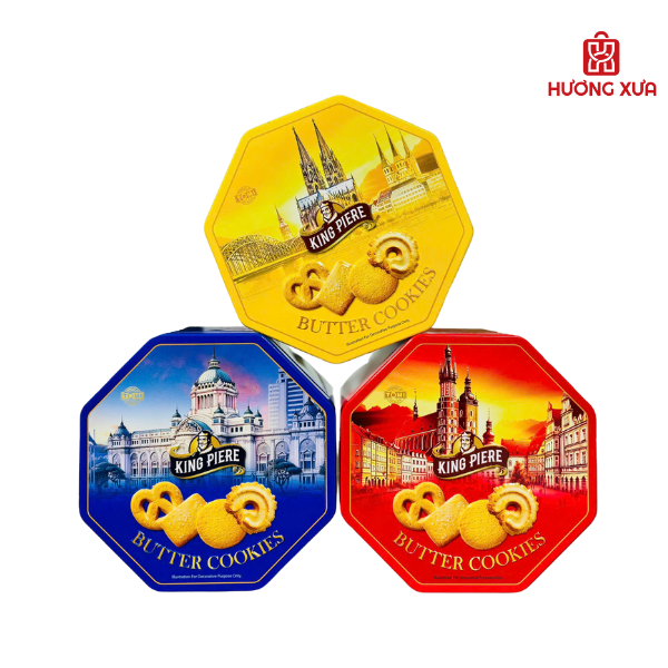 Bánh Quy Bơ King Piere (HT bát giác nhỏ) 90g