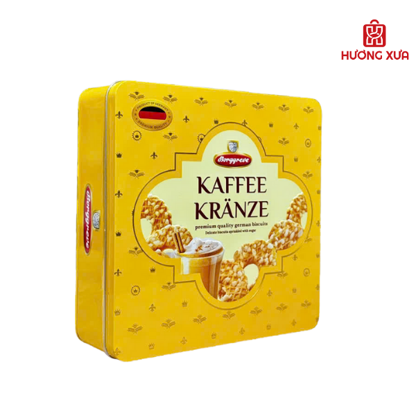 Bánh Quy Vòng Rắc Đường Mịn Borggreve Kaffee-Kränze 500g