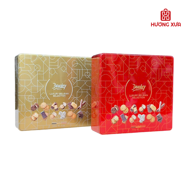 Bánh Quy Tổng Hợp 6 Loại Desobry Luxury Belgian Biscuits 300g