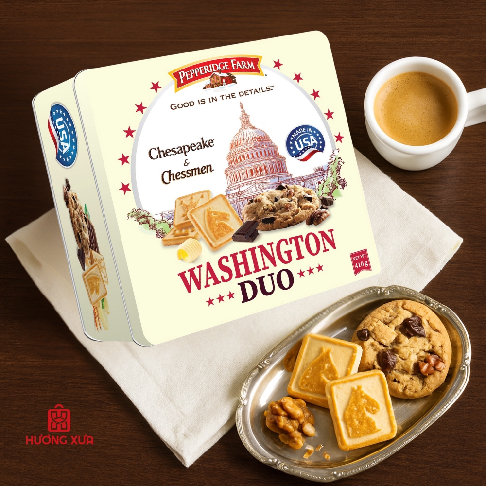 Pepperidge Farm Washington Duo 410g – Cặp đôi hoàn hảo