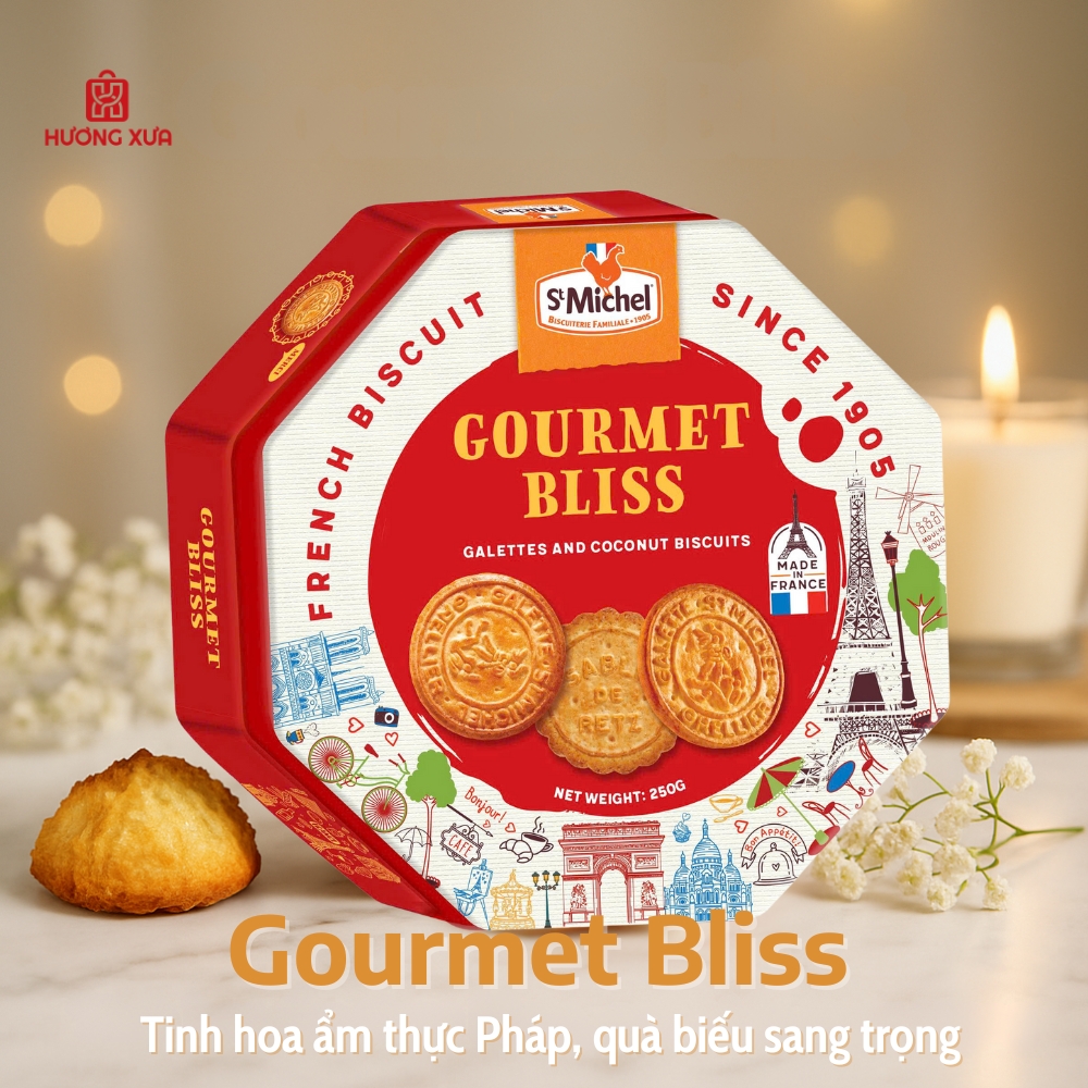 Bánh quy bơ St Michel Gourmet Bliss 250g – Đỉnh cao vị giác
