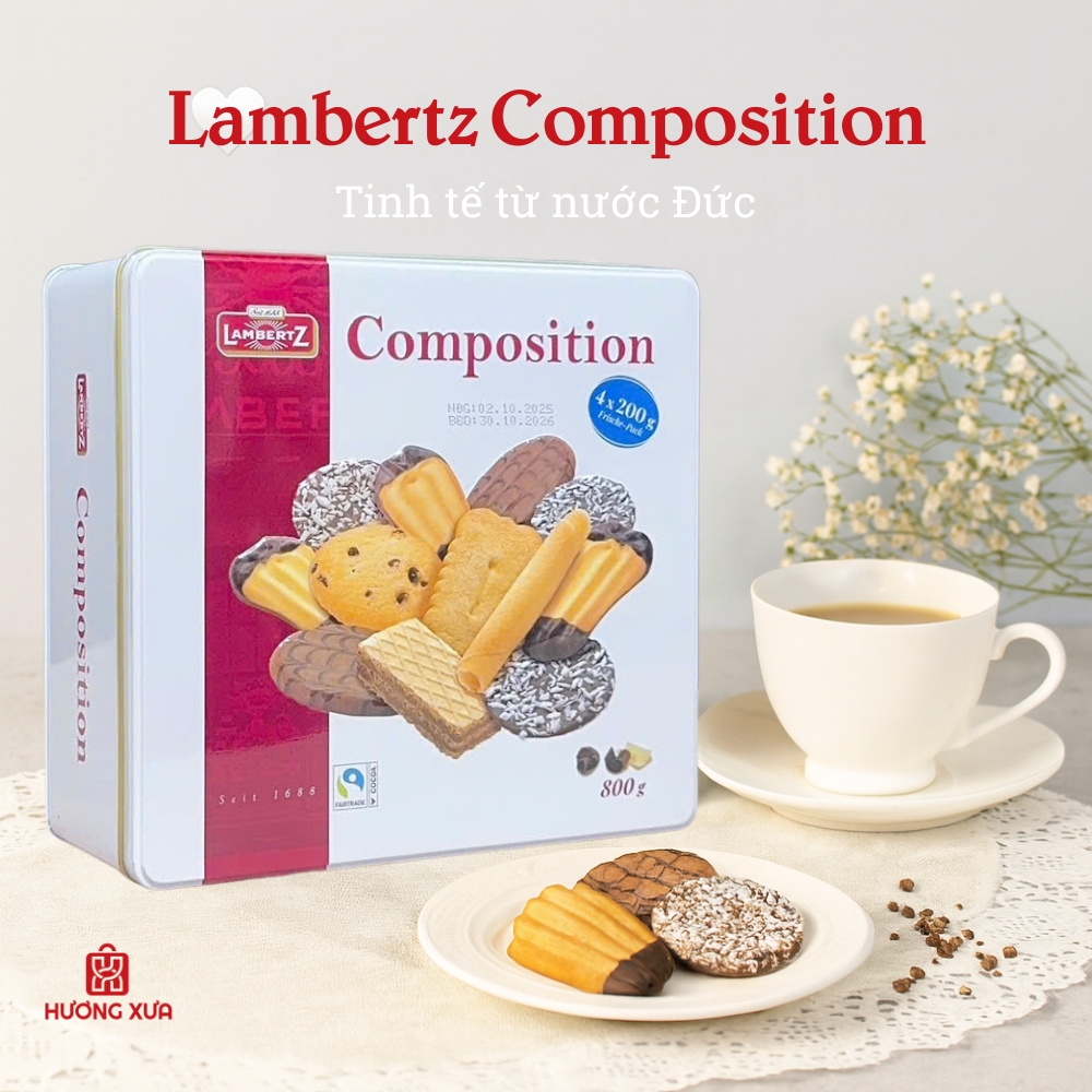 Bánh Lambertz Composition HT 800G – Ngọt Ngào Phong Vị Đức, Đẳng Cấp Châu Âu