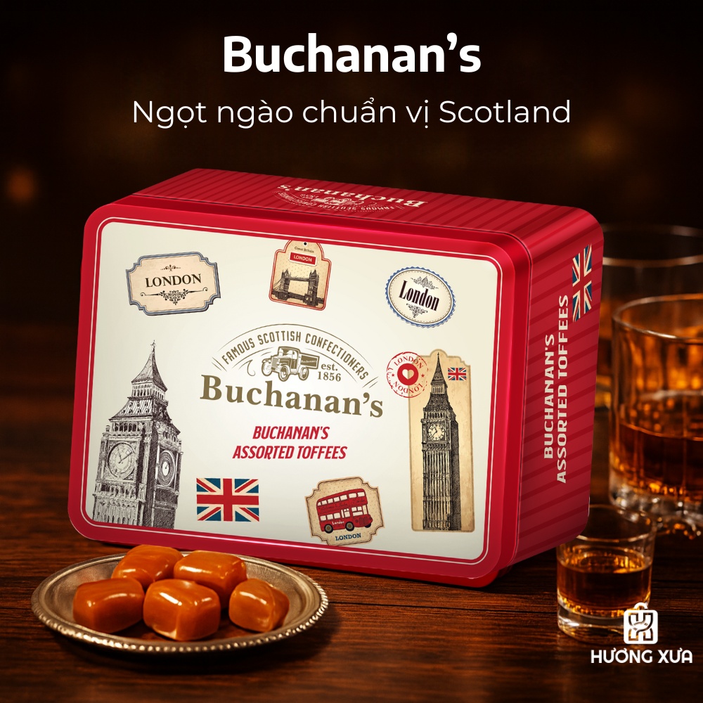Kẹo Toffees – Vị ngọt Scotland trong giỏ quà Tết