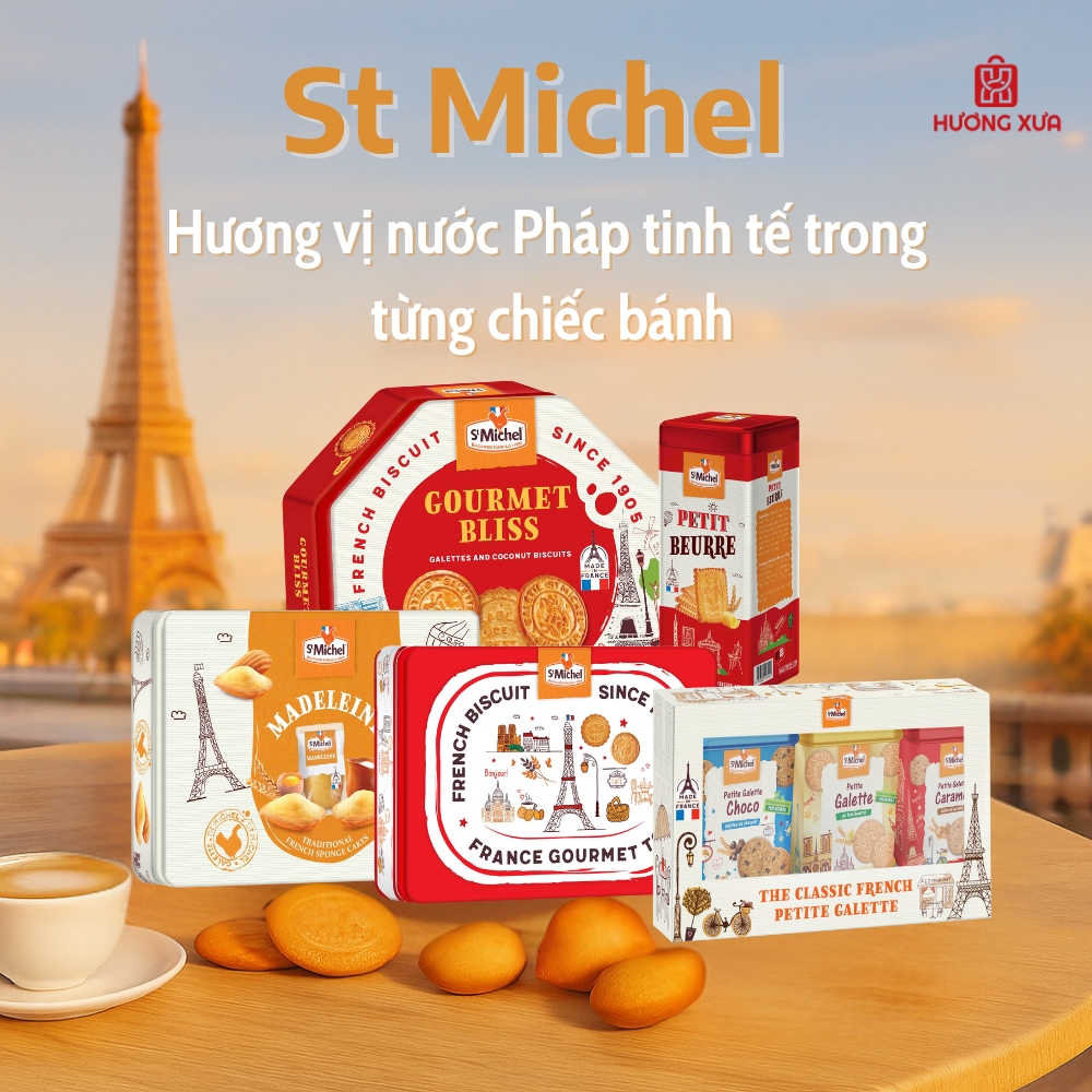 St Michel – Hương vị nước Pháp tinh tế trong từng chiếc bánh