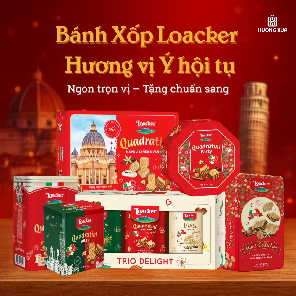 Bánh Xốp Loacker – Biểu Tượng Tinh Hoa Từ Núi Non nước Ý