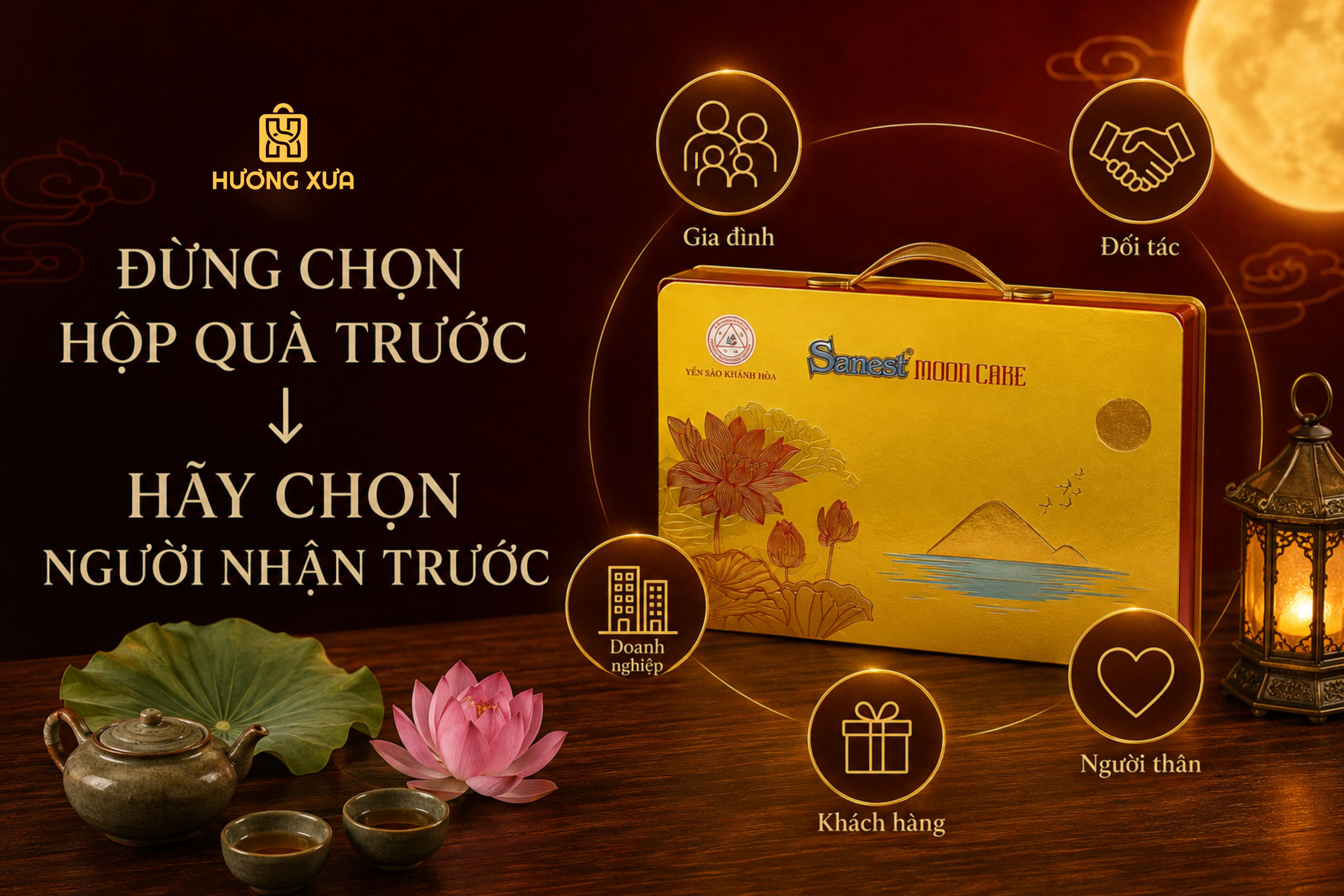 Chọn người nhận trước khi chọn hộp quà Trung Thu 2026