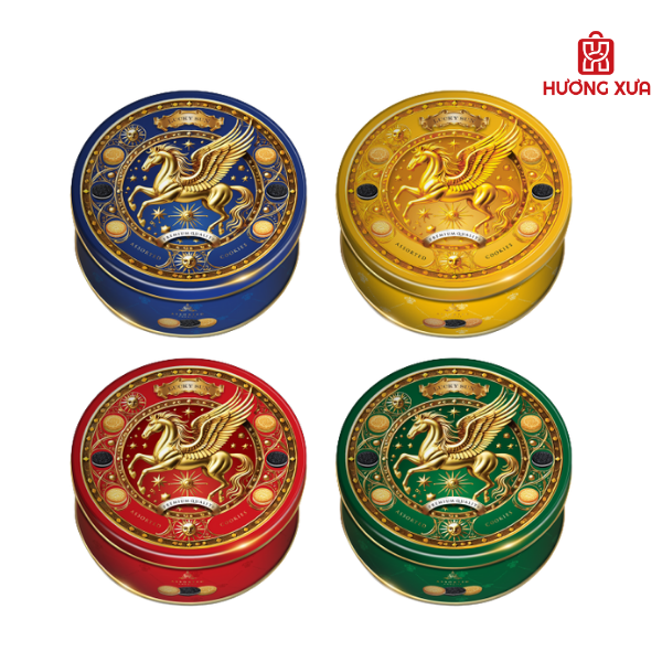Bánh Quy Hỗn Hợp Luckysun HS Họa Tiết Hình Ngựa 110g