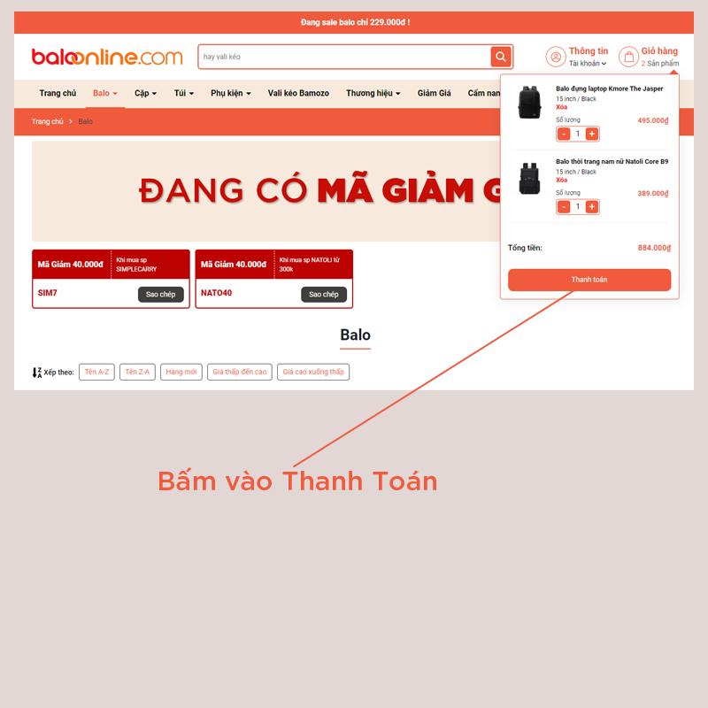 Hướng dẫn áp mã giảm giá2