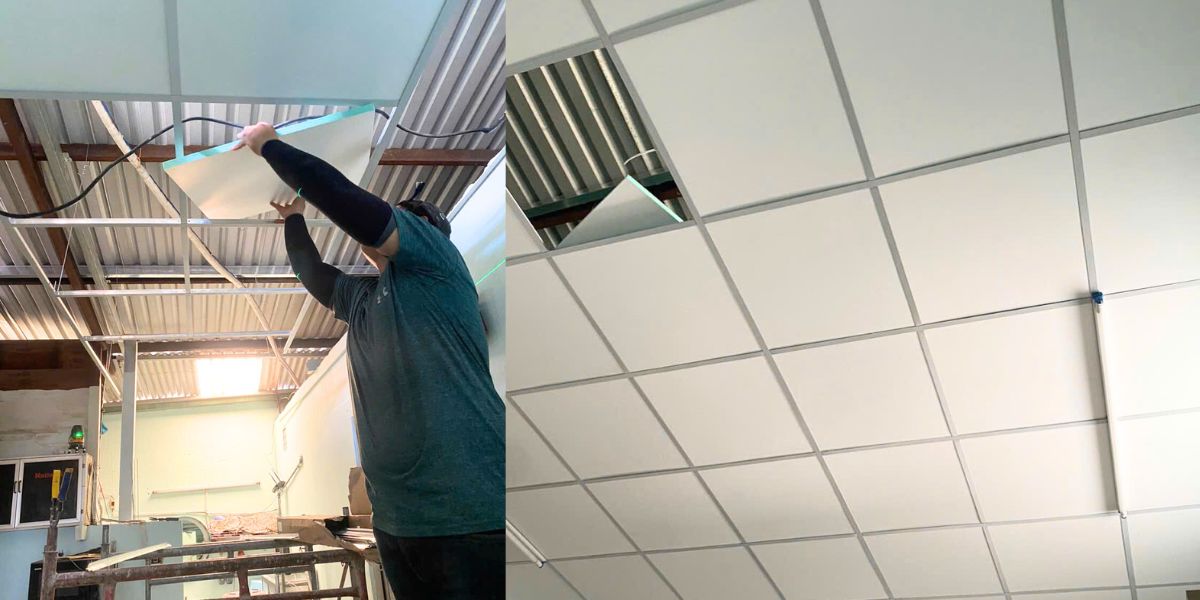 hướng dẫn thi công trần cách nhiệt eco foam