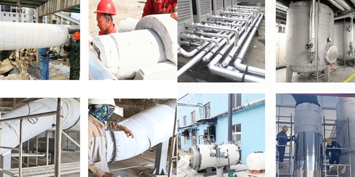 Bông Gốm Ceramic Cách Nhiệt Lò Hơi