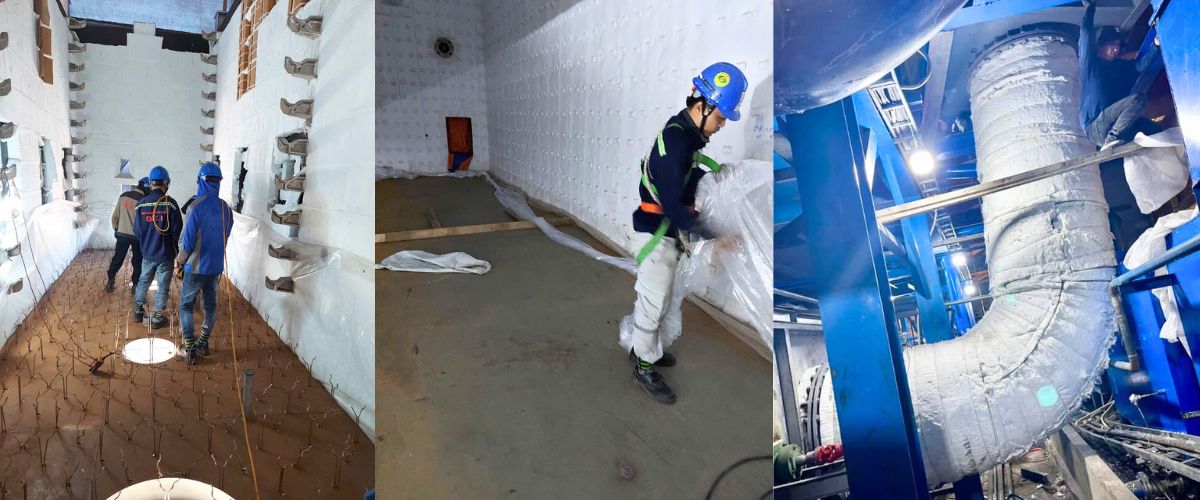 bông gốm chịu nhiệt