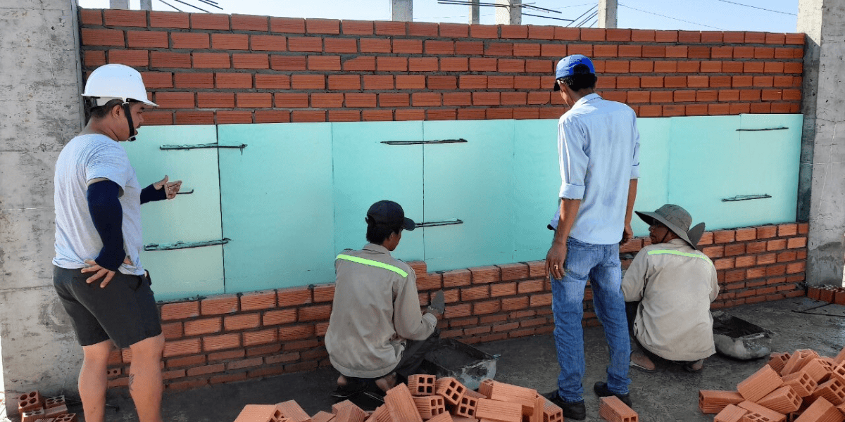 Giải pháp cách nhiệt cho tường gạch