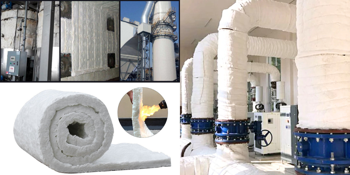 hướng dẫn thi công bông ceramic cho lò hơi