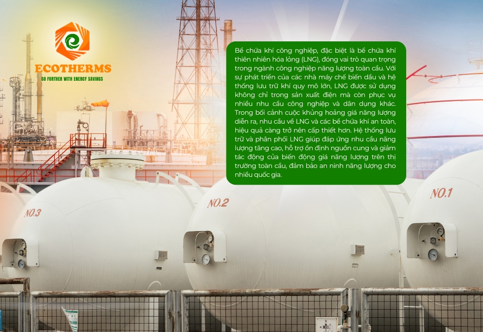 PIR là giải pháp tối ưu cho cách nhiệt hệ thống LNG