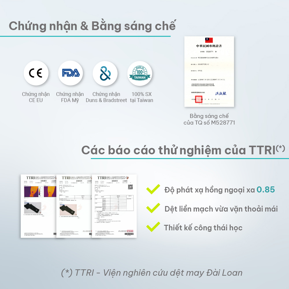 Ống chân dài cung cấp lực nén 10-25mmHg Vital Salveo CJ-6105