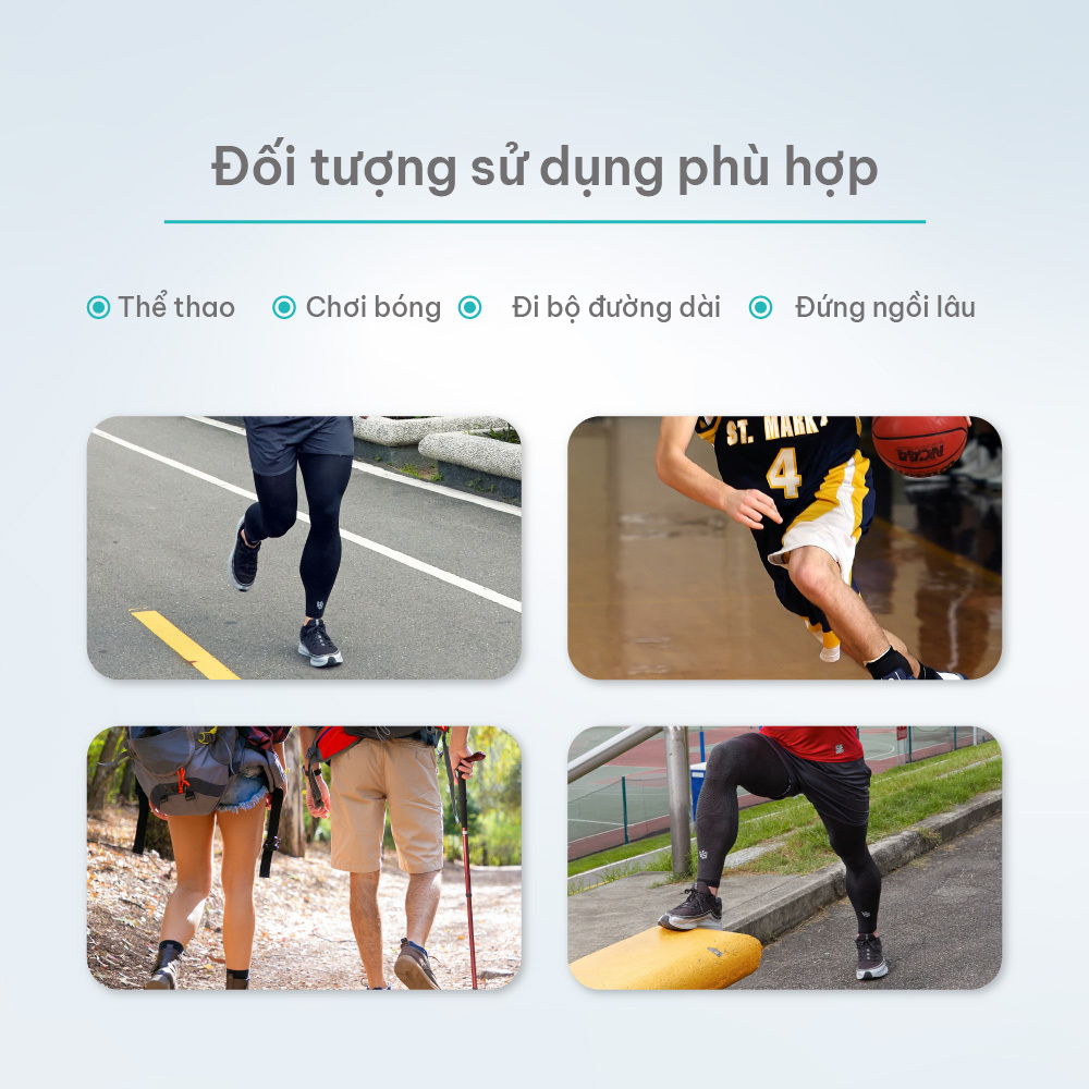 Ống chân dài cung cấp lực nén 10-25mmHg Vital Salveo CJ-6105