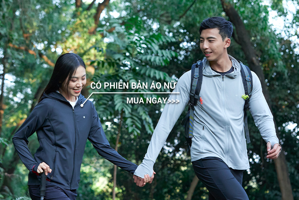 Áo khoác chống nắng nam UV100 Apex-Wicking AA23102