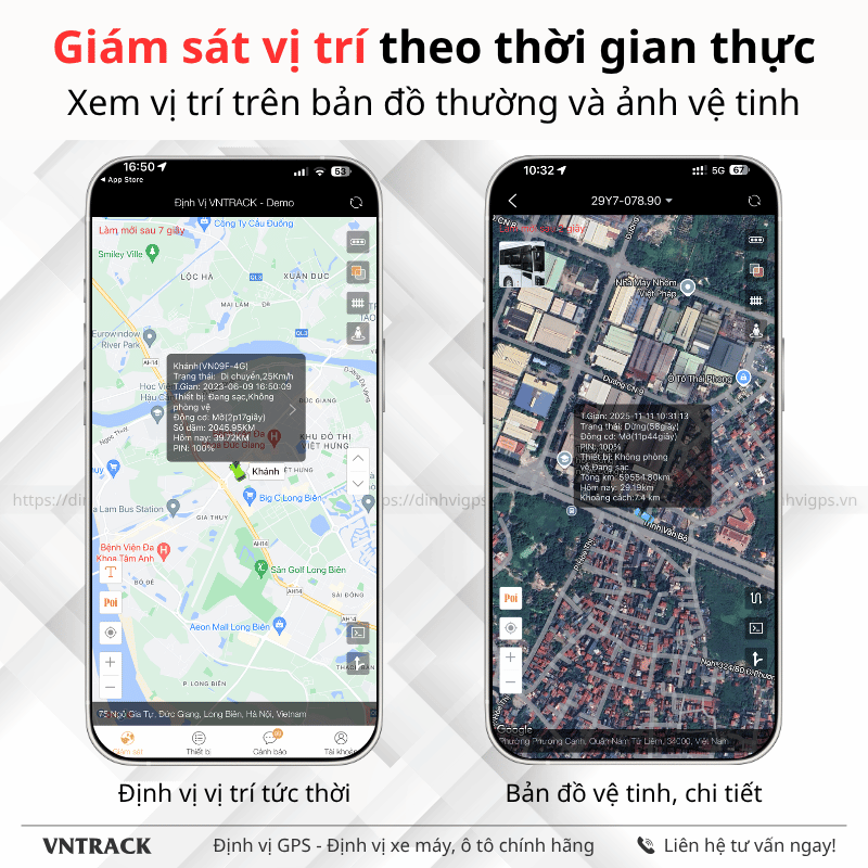 Theo dõi giám sát vị trí xe mọi lúc mọi nơi
