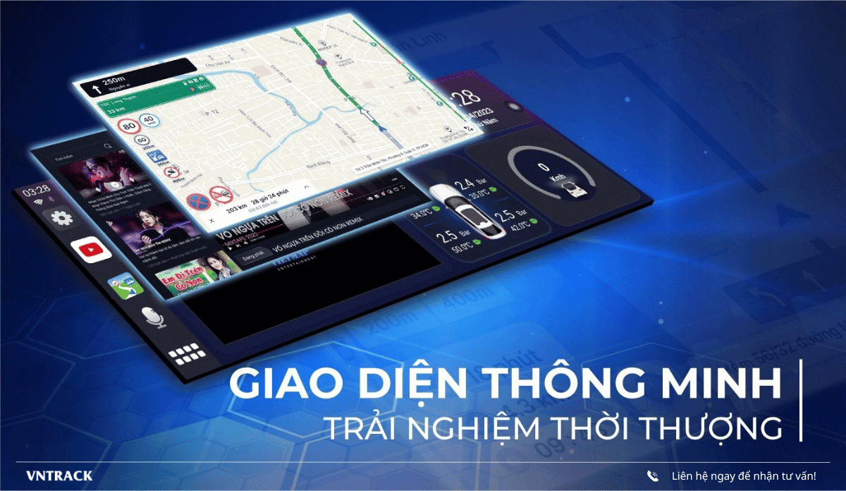Vietmap BS10 có giao diện thông minh