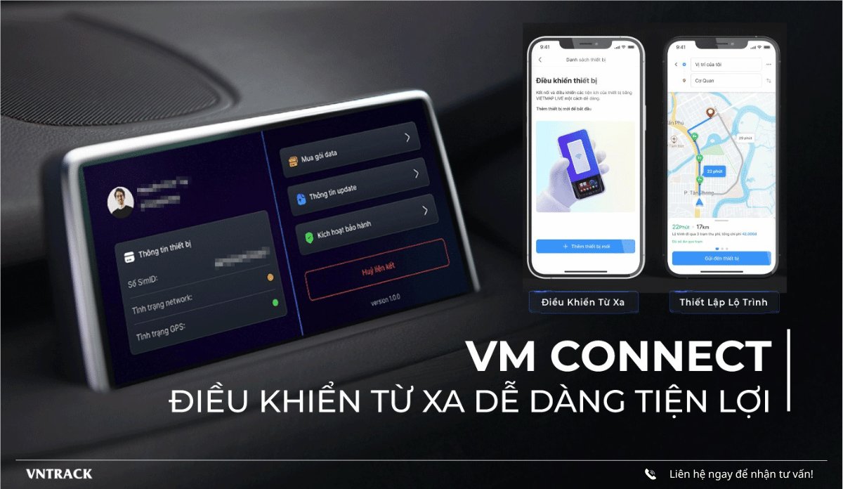 Vietmap BS10 dễ dang điều khiển từ xa