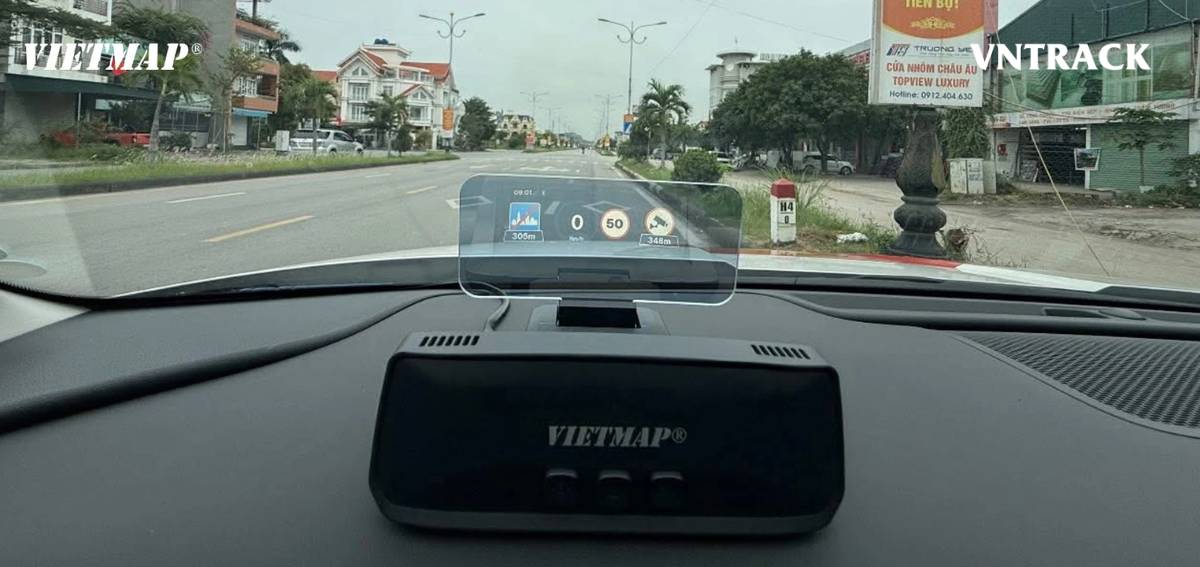 Lắp đặt thực tế Vietmap H50 trên xe