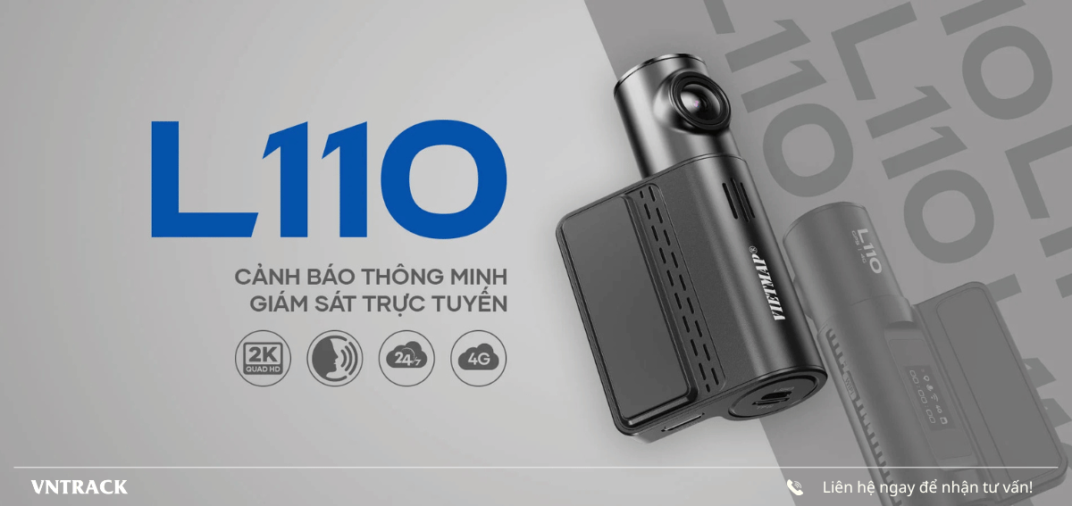 Vietmap L110 - Ghi Hình 2K, Cảnh Báo Giao Thông, Xem Online 4G