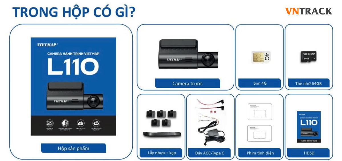 Trọn bộ sản phẩm L110 của Vietmap