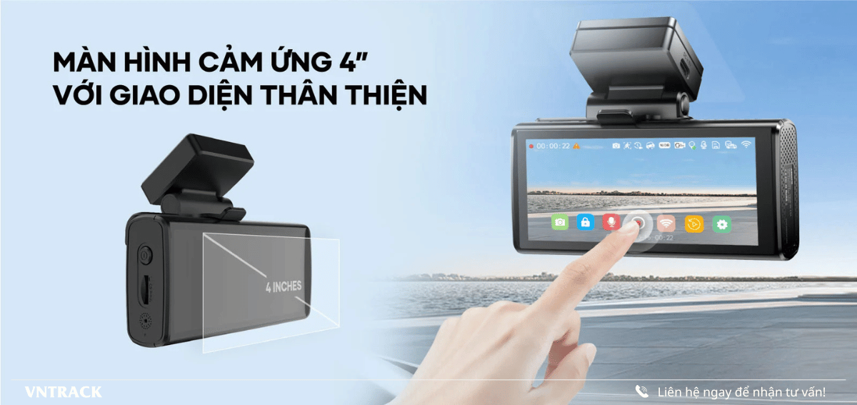 Màn Hình Cảm Ứng 4 Inch - Trải Nghiệm Mượt Mà