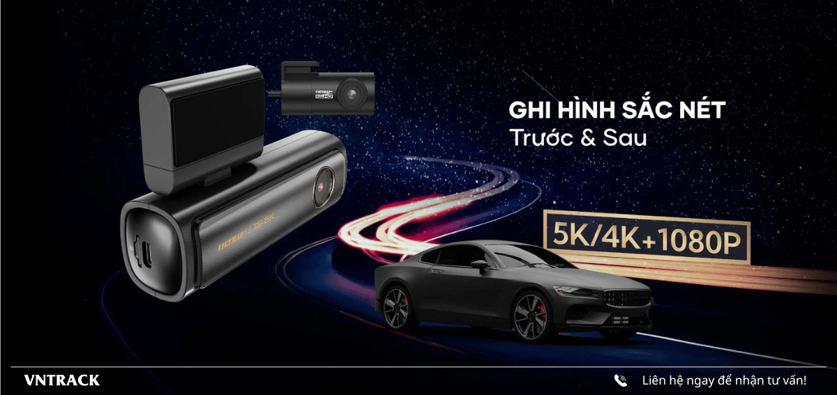 Vietmap TS-5K ghi hình sắc nét trước và sau