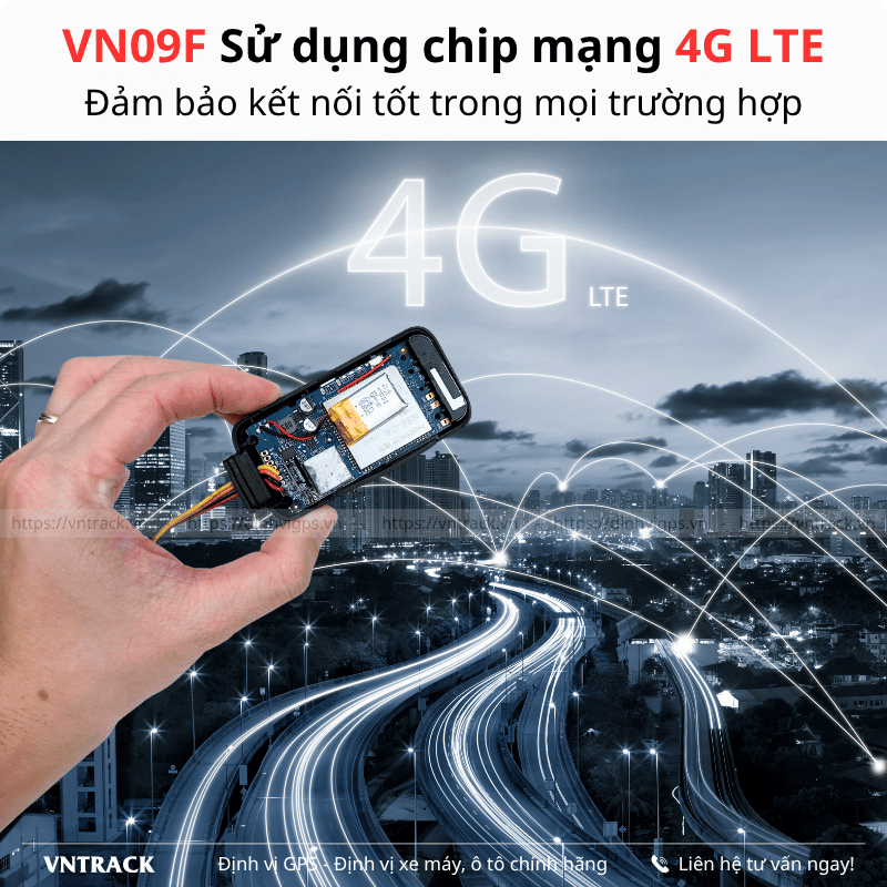 Vn09F sử dụng chip 4G tốc độ cao, cho kết nối tốt hơn
