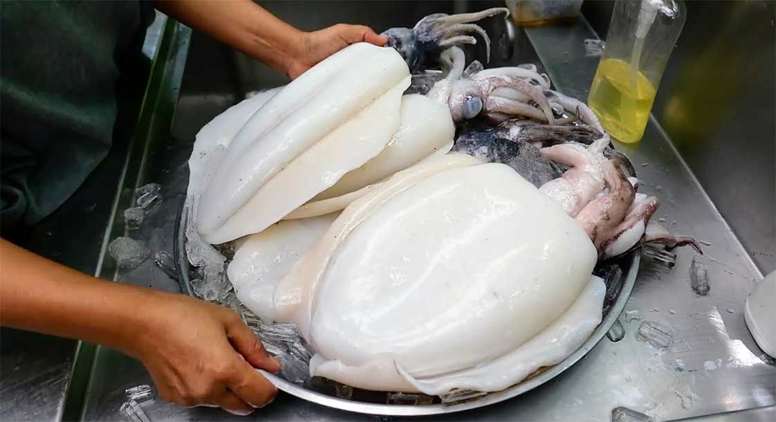 mực nang tươi loại to, size lớn