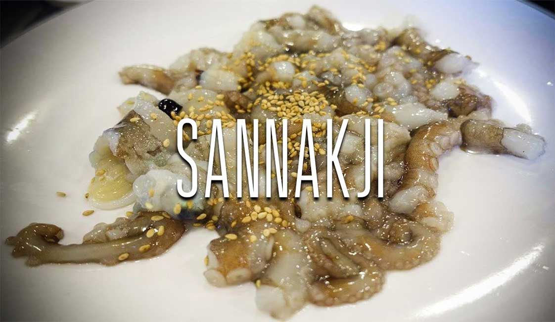 sannakji, 1 trong những món bạch tuộc sống