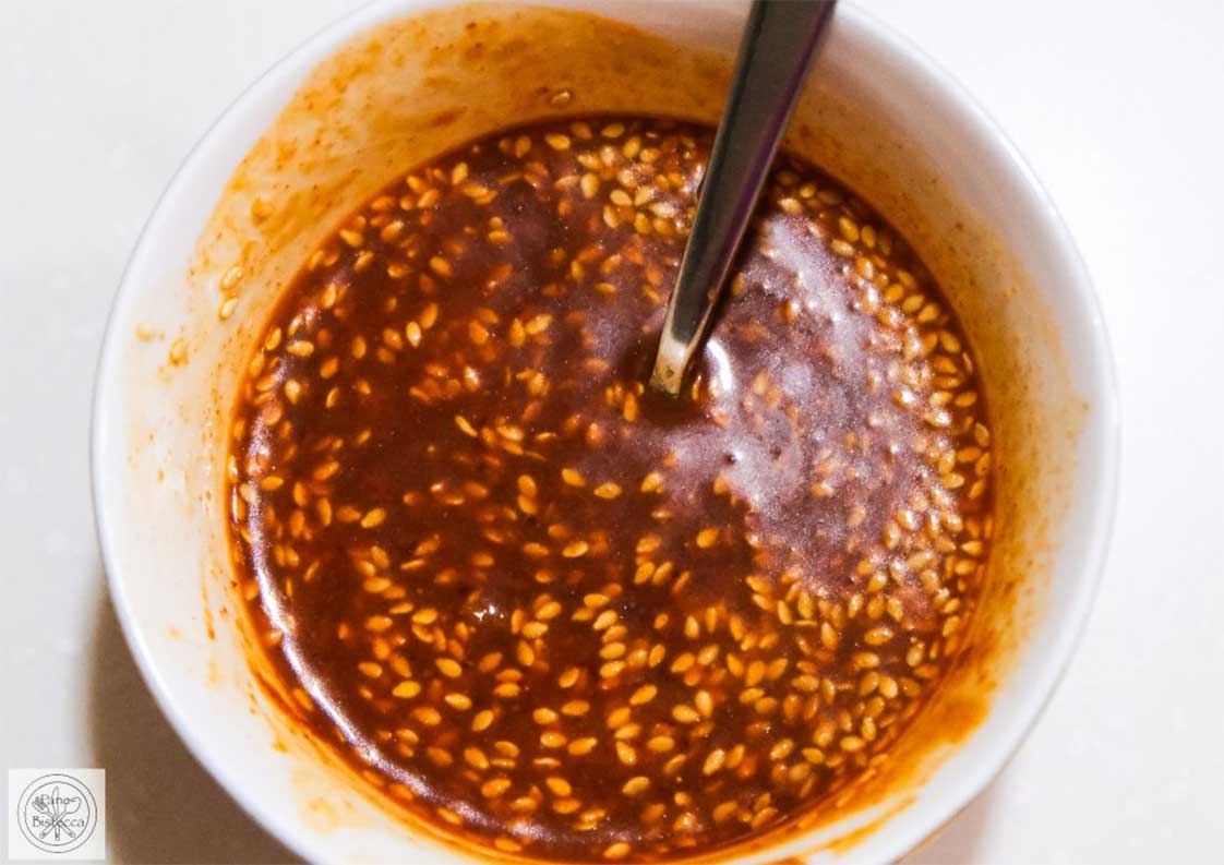 sốt chấm bạch tuộc sống/sashimi