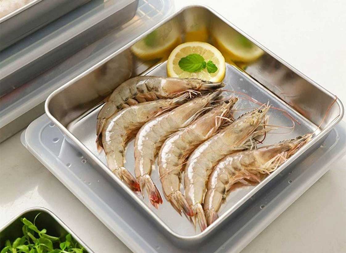 hải sản đông lạnh được bảo quản đúng cách sau khi rã đông vẫn còn rất tốt