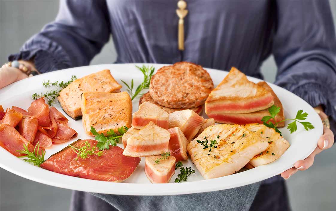 món ngon từ hải sản đông lạnh nhập khẩu